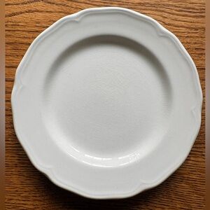 J&G Meakin Royal Staffordshire Heirloom Ironstone white ONE Plate ~7 in- CRAZING